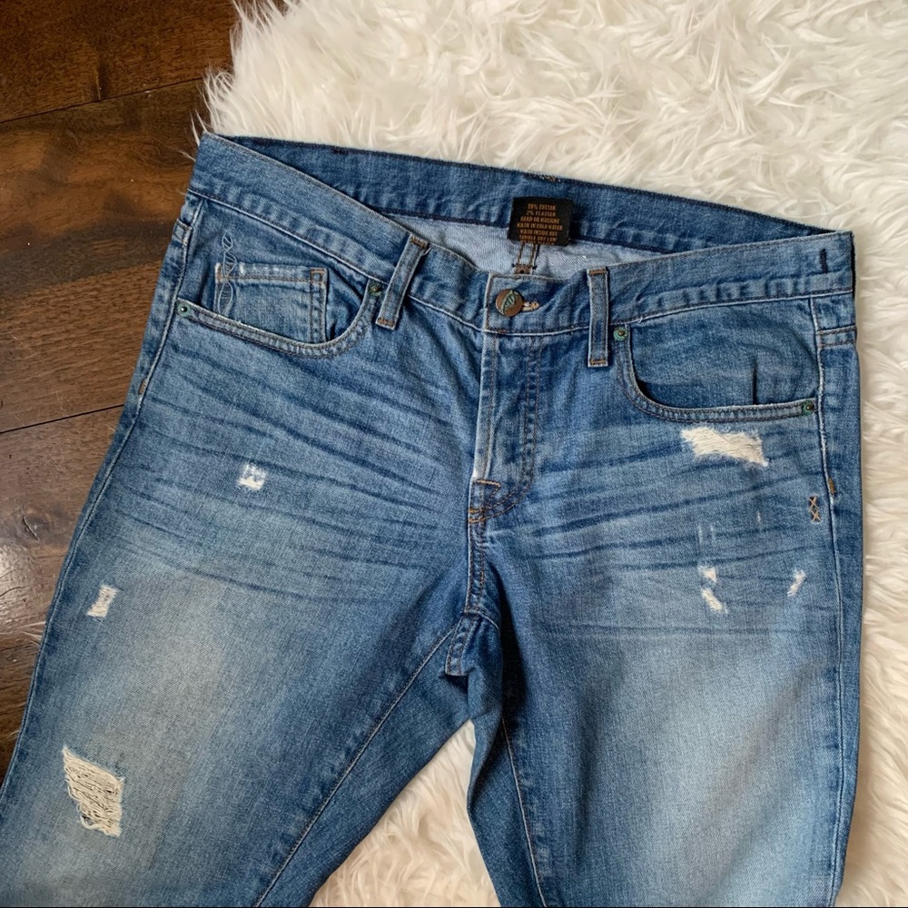 Genetic denim distressed boyfriend jean Size 28 button fly - Picture 2 of 8